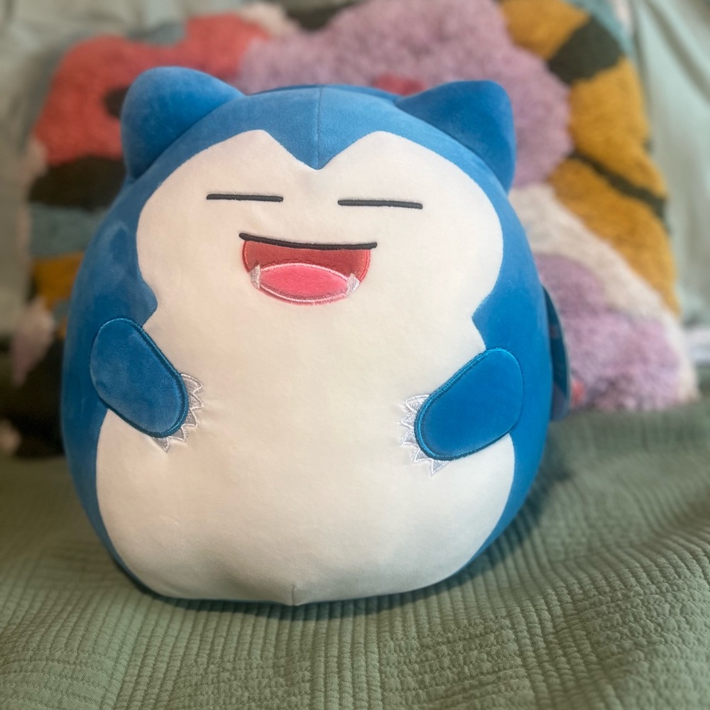 Snorlax Squishmallows Pokemon 10” Plush Toy Soft  NWT